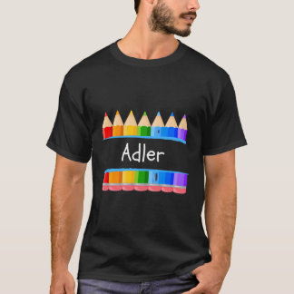 T-shirt Étudiant de l'école Nom de l'élève Adler Kindergen