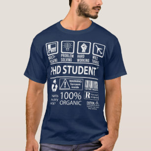 T-shirt Étudiant en doctorat 5