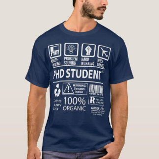 T-shirt Étudiant en doctorat 5