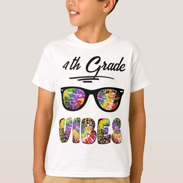 T-shirt Étudiant préscolaire Classe junior 2023 Vibes de f (Devant)