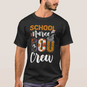 T-shirt Étudiante de l'école Boo Crew drôle RN Halloween j
