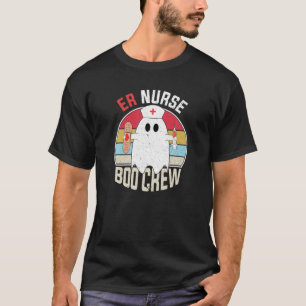 T-shirt Étudiante infirmière Boo Crew Ghost Costume amusan