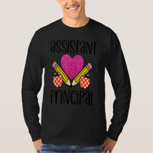 T-shirt Étudiante principale adjointe Éducatrice Cute W