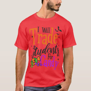 T-shirt Étudiants De Commerce Pour Candy Design Enseignant