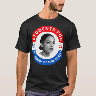 T-shirt Étudiants pour Aleandria OcasioCortez AOC
