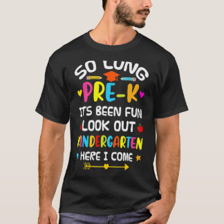 T-shirt Étudier La Maternelle Pré K Graduol Préscolaire Gr