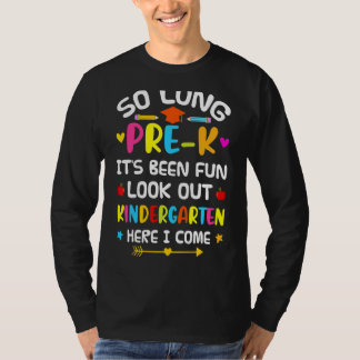 T-shirt Étudier La Maternelle Pré K Graduol Préscolaire Gr