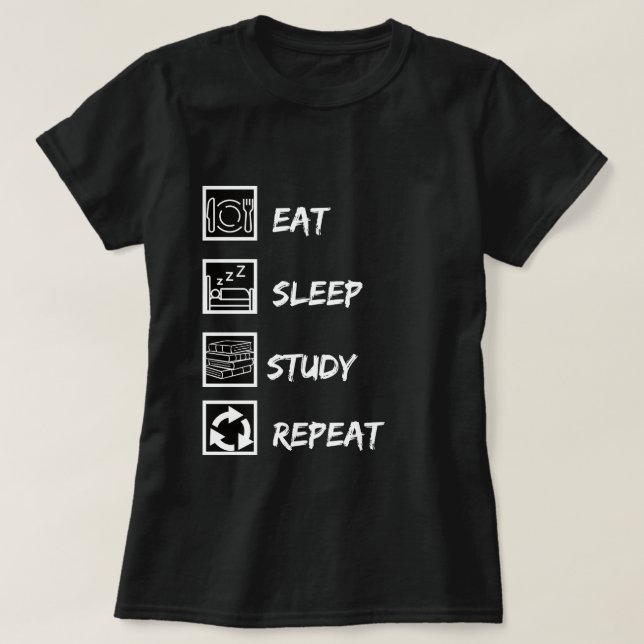 T-shirt Étudier les femmes blanches (Design devant)