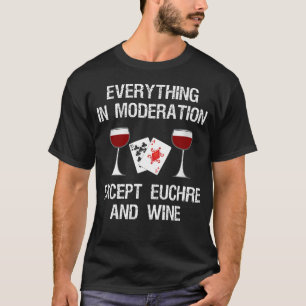 T-shirt Euchre - Jeu de cartes Euchre drôle et