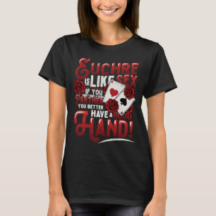 T-shirt Euchre Partenaire Bonne main Euchre Joueur