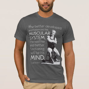 T-shirt Eugen Sandow - Force du corps - Force de l'esprit