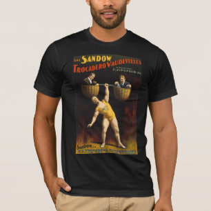 T-shirt Eugen Sandow l'haltérophile de vaudeville Sandow