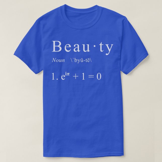 T-shirt Eulerx27s Identité Beauté (Design devant)