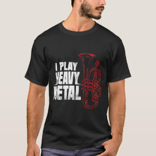 T-shirt Euphonium de bande de cadeau de Noël d'euphonium