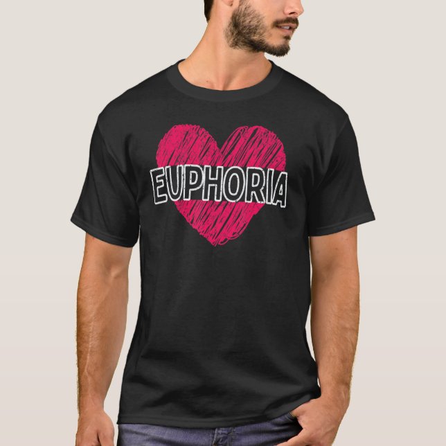 T-shirt Euphorie vintage (Devant)