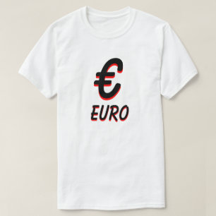 T-shirt € Euro blanc