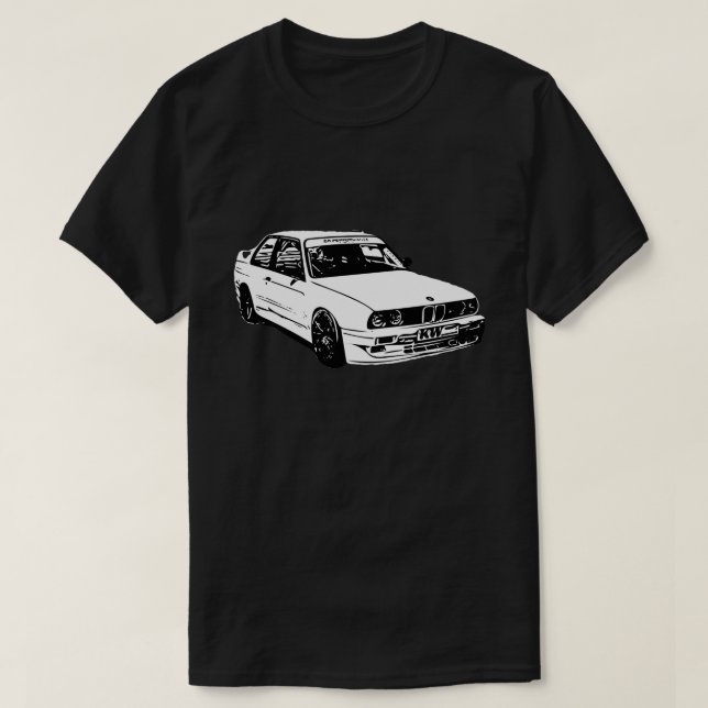 T-shirt Euro de BMW EDM d'image de vecteur (Design devant)