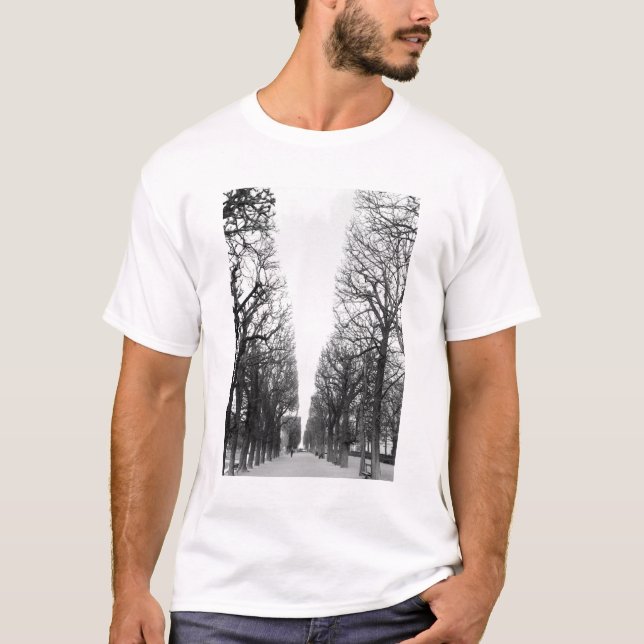 T-shirt Europe, France, Paris. Les arbres d'hiver, Marco P (Devant)