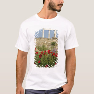 T-shirt Europe, Grèce, Cyclades, Délos. Ruines de colonnes