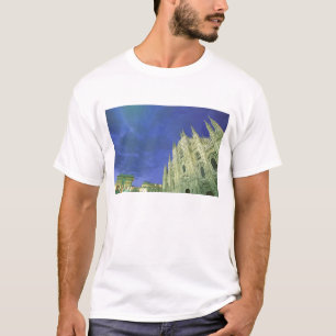 T-shirt Europe, Italie, Lombardie, Milan. Le Duomo,