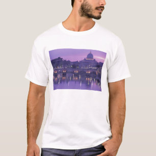 T-shirt Europe, Italie, Rome. Saint-Pierre et Ponte Sant