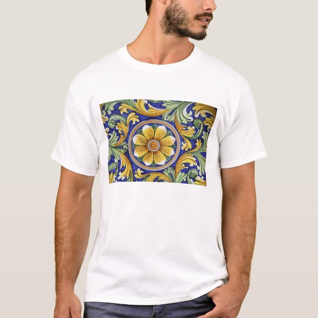 T-shirt Europe, Italie, Sicile, Taormine. Traditionnel 4 (Devant)