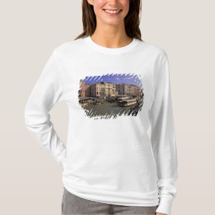 T-shirt Europe, Italie, Venise, Circulation de bateaux par