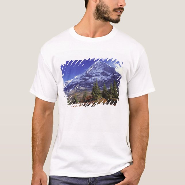T-shirt Europe, Suisse, Eiger. Les couleurs d'automne abon (Devant)