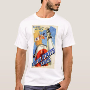 T-shirt Europe vers Amérique ~ États-Unis