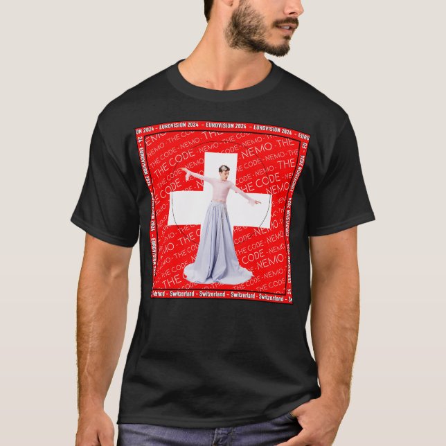 T-shirt Eurovision 2024 Nemo Code (Devant)