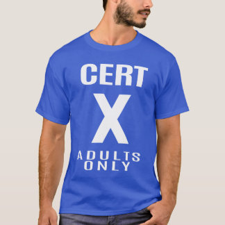 T-shirt Évaluation vintage de l'âge du film X pour les res