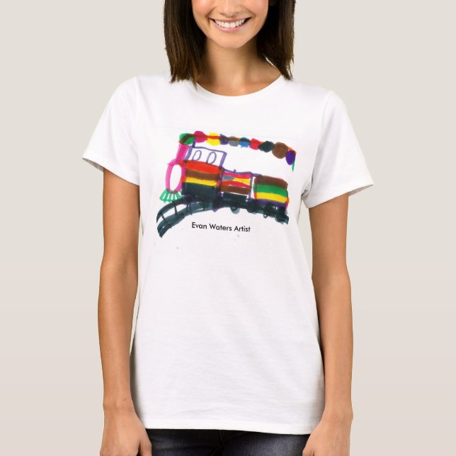 T-shirt Evan arrose l'artiste (Devant)