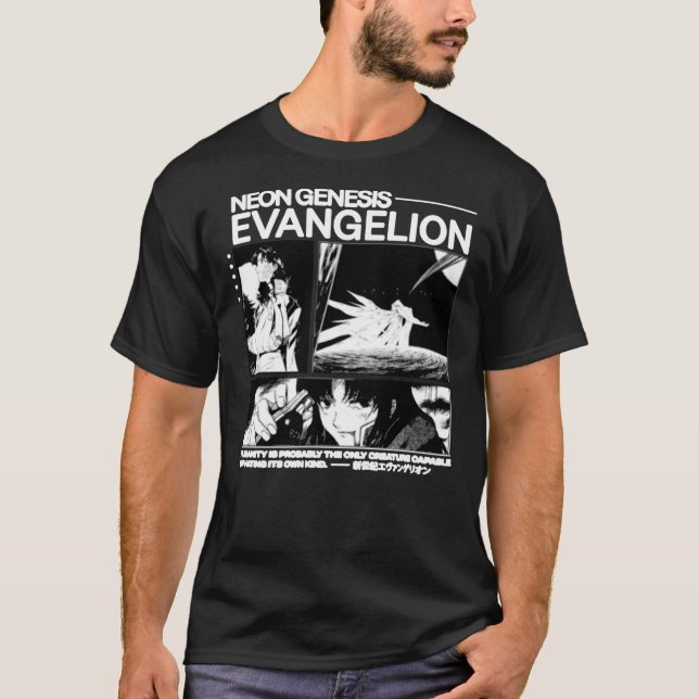 T-shirt Evangelion - Anime Aesthétique Essentiel  (Devant)
