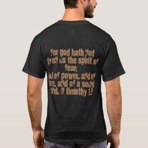 T-shirt Evangélisme de Macho sans peur