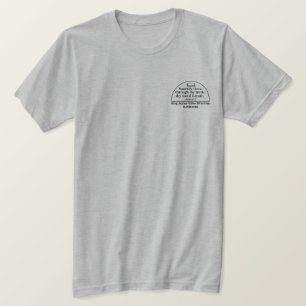 T-shirt Évangile de John KJV Ministères Sombre