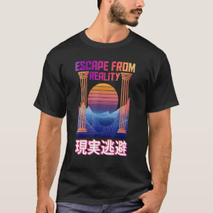 T-shirt Évasion de la réalité Vaporwave Vêtements