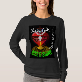 T-shirt « Éveillez-vous avec Jésus – Inspirant Chrétien »