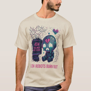 T-shirt Even Robots Burn Out
