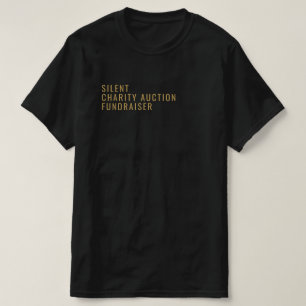 T-shirt Événement de vente aux enchères Modern Bold, Silen