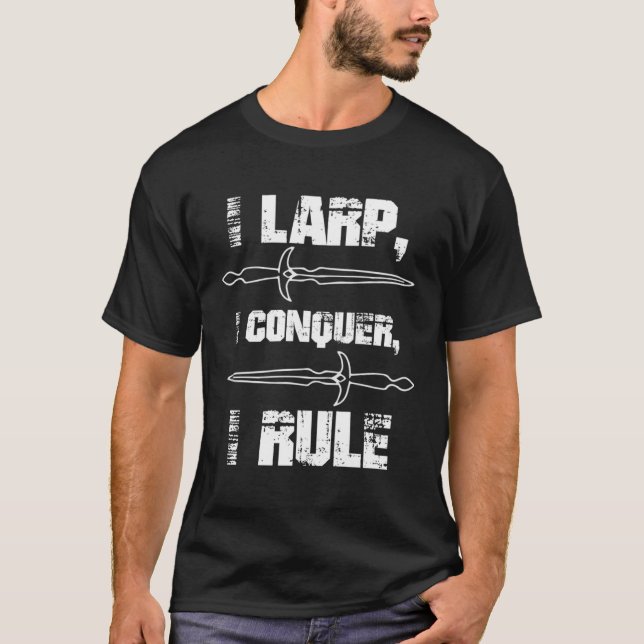 T-shirt Evénements d'apprentissage LARP Conquer Règle (Devant)