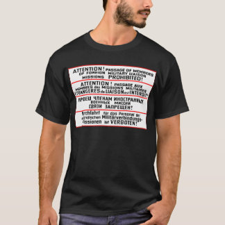 T-shirt Évènements mémorables de signe de mission