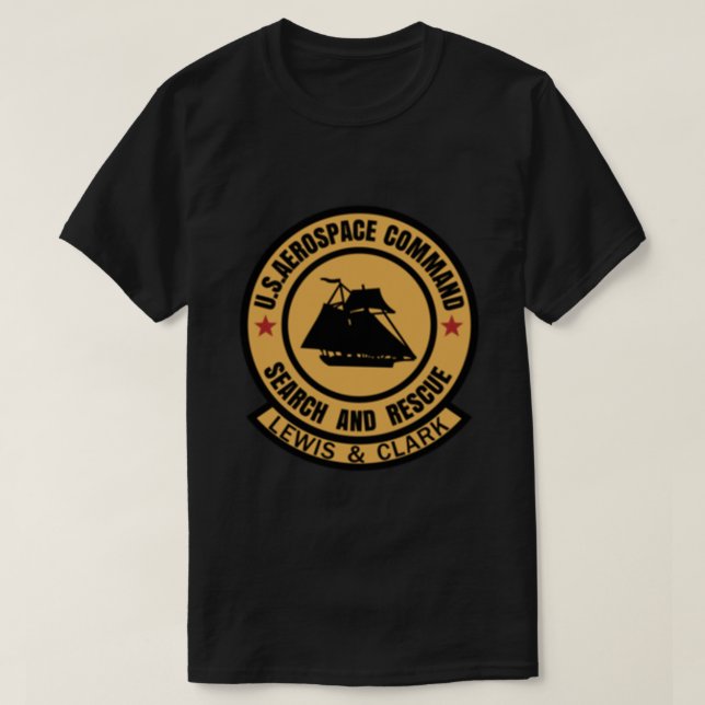 T-shirt Event Horizon Ship Patch Lewis et Clark Logo Smal (Design devant)