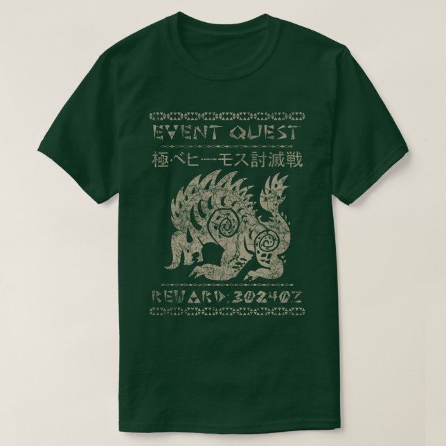 T-shirt Event Quest Behemoth (Design devant)