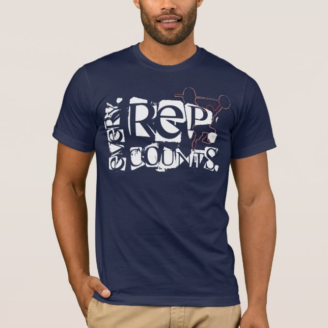T-shirt Every.Rep.Counts. (Devant)