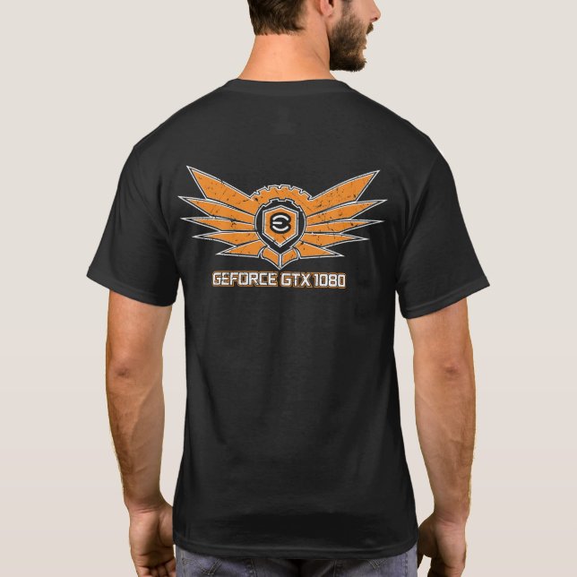T-Shirt EVGA GTX 1080 Ti "Performances ailées" (Dos)