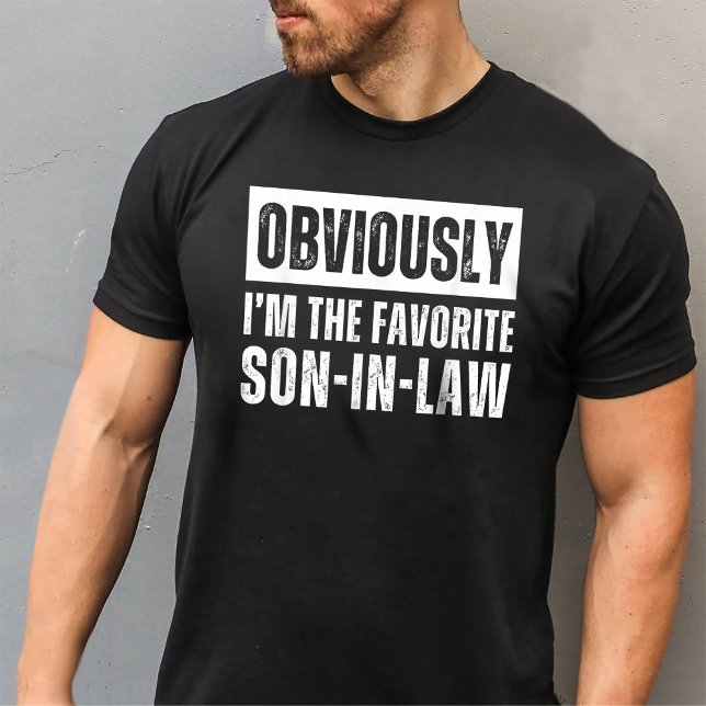 T-shirt Évidemment, je suis le gendre préféré (Créateur téléchargé)