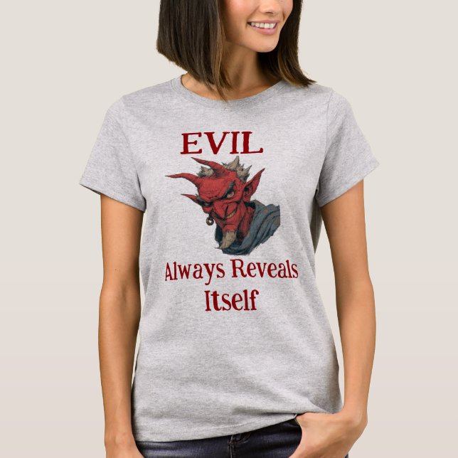 T-Shirt Évil (Devant)