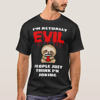 T-shirt Evil Baby Sloth