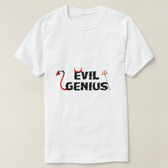 T-shirt Evil Genius (Design devant)