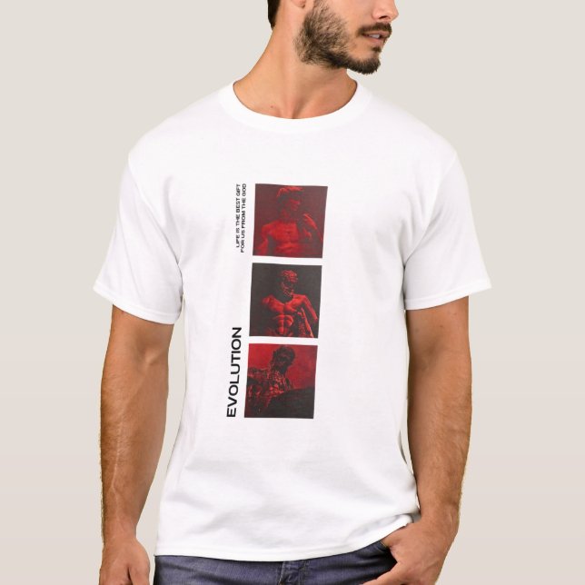 T-shirt Évoluer au-delà des limites (Devant)
